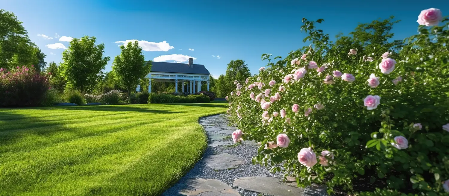 Beautiful showcasing professional landscaping by Galaxy Landscaping